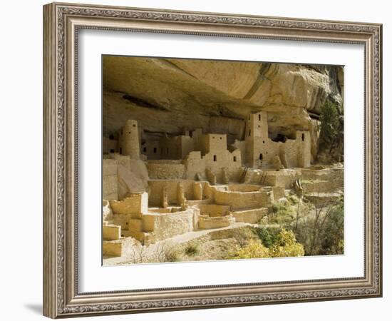 Cliff Palace, Mesa Verde National Park, Unesco World Heritage Site, Colorado, USA-Ethel Davies-Framed Photographic Print