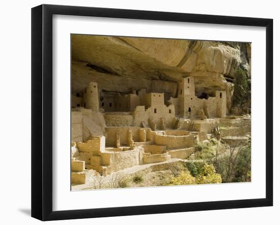 Cliff Palace, Mesa Verde National Park, Unesco World Heritage Site, Colorado, USA-Ethel Davies-Framed Photographic Print