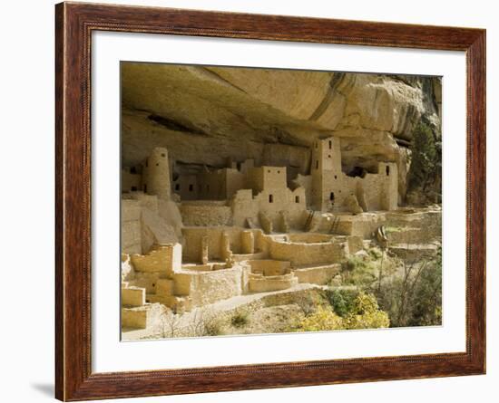 Cliff Palace, Mesa Verde National Park, Unesco World Heritage Site, Colorado, USA-Ethel Davies-Framed Photographic Print