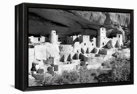 Cliff Palace Pueblo BW-Douglas Taylor-Framed Premier Image Canvas