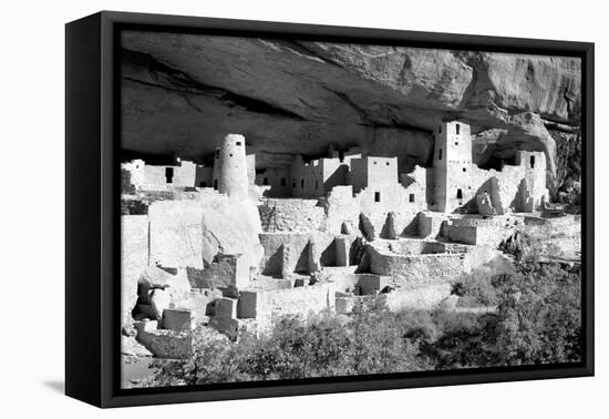 Cliff Palace Pueblo BW-Douglas Taylor-Framed Premier Image Canvas