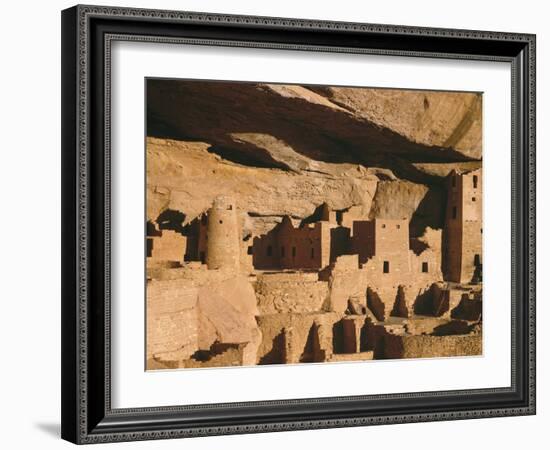 Cliff Palace Ruin in Mesa Verde National Park, Colorado-Greg Probst-Framed Photographic Print