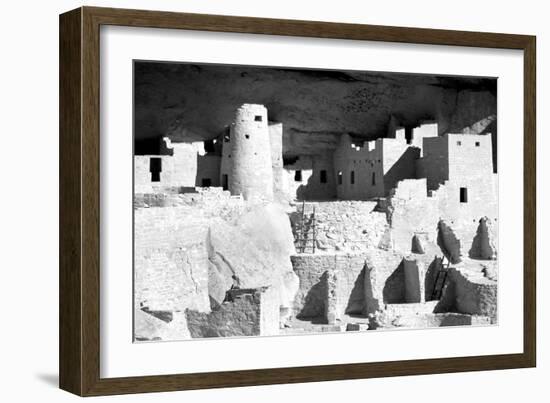 Cliff Palace Ruins BW-Douglas Taylor-Framed Photographic Print