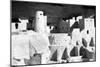 Cliff Palace Ruins BW-Douglas Taylor-Mounted Photographic Print