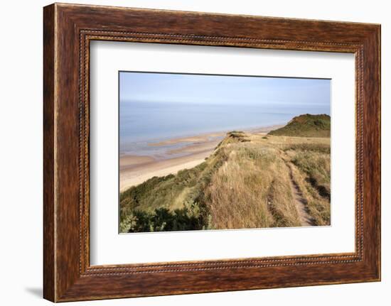 Cliff Path from Cromer to Overstran, Norfolk, England, United Kingdom, Europe-Mark Sunderland-Framed Photographic Print