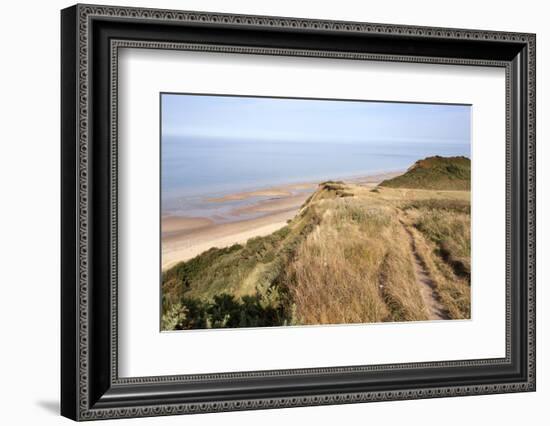 Cliff Path from Cromer to Overstran, Norfolk, England, United Kingdom, Europe-Mark Sunderland-Framed Photographic Print