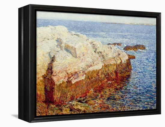 Cliff Rock, Appledore, 1903-Childe Hassam-Framed Premier Image Canvas