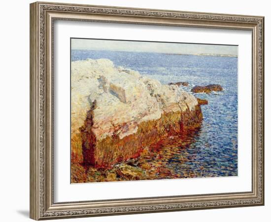 Cliff Rock, Appledore, 1903-Childe Hassam-Framed Giclee Print