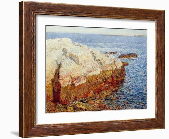 Cliff Rock, Appledore, 1903-Childe Hassam-Framed Giclee Print