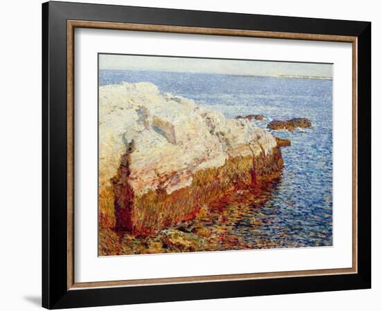 Cliff Rock, Appledore, 1903-Childe Hassam-Framed Giclee Print