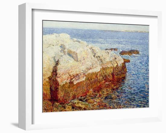 Cliff Rock, Appledore, 1903-Childe Hassam-Framed Giclee Print