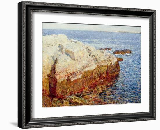 Cliff Rock, Appledore, 1903-Childe Hassam-Framed Giclee Print