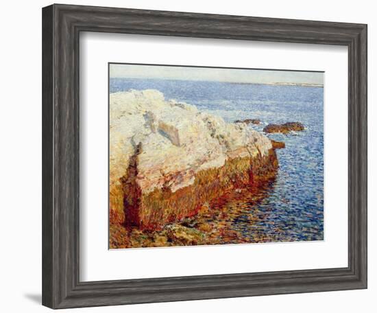 Cliff Rock, Appledore, 1903-Childe Hassam-Framed Giclee Print