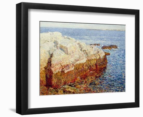 Cliff Rock, Appledore, 1903-Childe Hassam-Framed Giclee Print