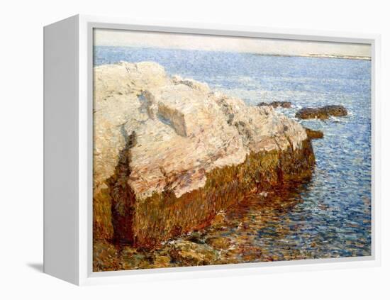 Cliff Rock Appledore (Isles of Shoals, Maine)-Childe Hassam-Framed Premier Image Canvas