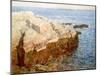 Cliff Rock Appledore (Isles of Shoals, Maine)-Childe Hassam-Mounted Giclee Print