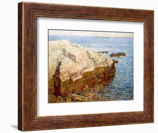 Cliff Rock Appledore (Isles of Shoals, Maine)-Childe Hassam-Framed Giclee Print