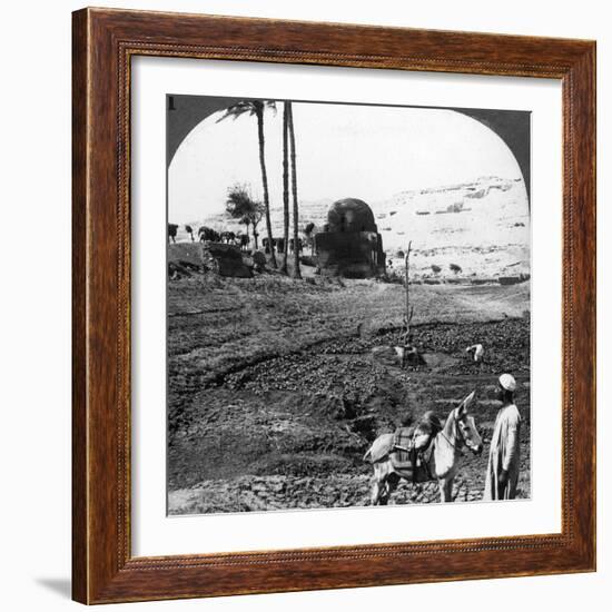 Cliff Tombs of the Lords of Assiut, Egypt, 1905-Underwood & Underwood-Framed Photographic Print