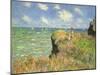 Cliff Walk at Pourville, 1882-Claude Monet-Mounted Premium Giclee Print