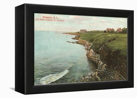 Cliff Walk, Breakers, Newport, Rhode Island-null-Framed Stretched Canvas