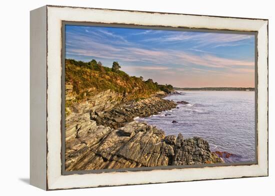 Cliff Walk Newport Rhode Island-null-Framed Stretched Canvas