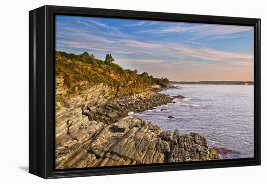 Cliff Walk Newport Rhode Island-null-Framed Stretched Canvas