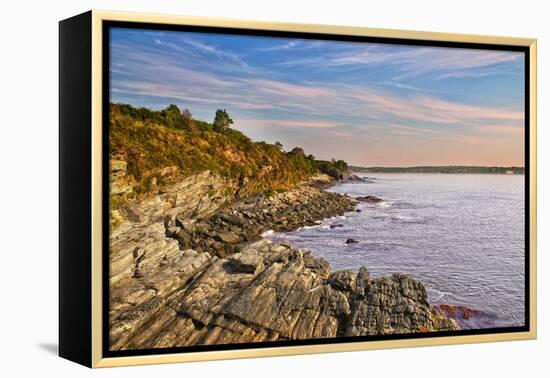 Cliff Walk Newport Rhode Island-null-Framed Stretched Canvas