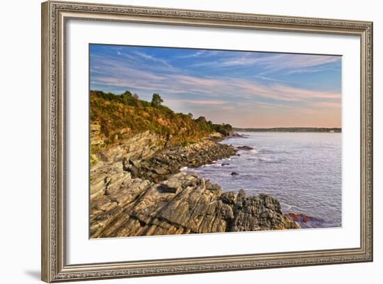 Cliff Walk Newport Rhode Island-null-Framed Photo