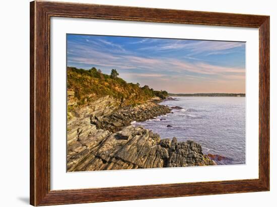 Cliff Walk Newport Rhode Island-null-Framed Photo