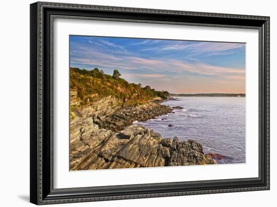 Cliff Walk Newport Rhode Island-null-Framed Photo