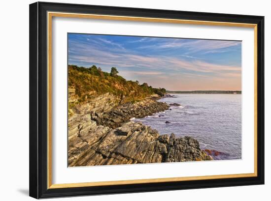 Cliff Walk Newport Rhode Island-null-Framed Photo