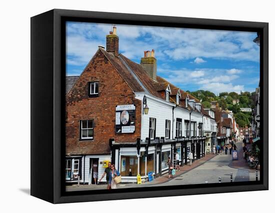 Cliffe High Street, Lewes, East Sussex, England, United Kingdom, Europe-Ethel Davies-Framed Premier Image Canvas