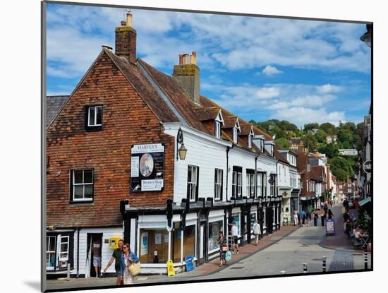 Cliffe High Street, Lewes, East Sussex, England, United Kingdom, Europe-Ethel Davies-Mounted Photographic Print