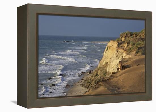 Cliffed Dunes near the Baltic Sea-Uwe Steffens-Framed Premier Image Canvas