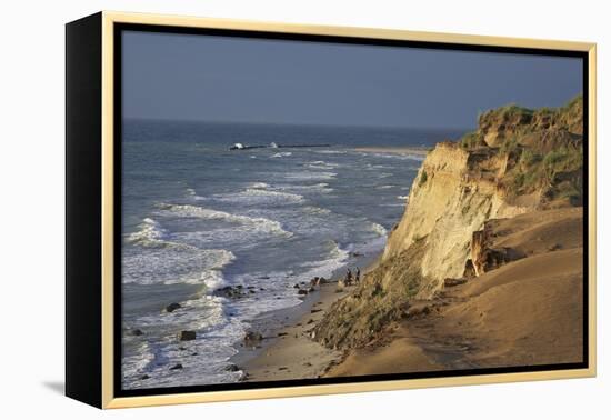 Cliffed Dunes near the Baltic Sea-Uwe Steffens-Framed Premier Image Canvas