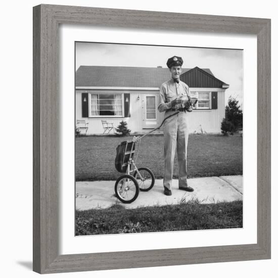 Clifford Bodine Believes That Overcrowded School Crises Would Be Stimulated If the Schools Did More-Wallace Kirkland-Framed Photographic Print