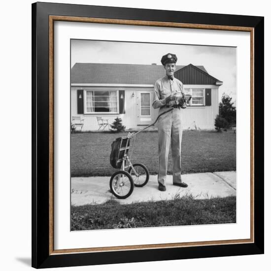 Clifford Bodine Believes That Overcrowded School Crises Would Be Stimulated If the Schools Did More-Wallace Kirkland-Framed Photographic Print