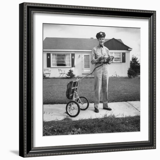 Clifford Bodine Believes That Overcrowded School Crises Would Be Stimulated If the Schools Did More-Wallace Kirkland-Framed Photographic Print