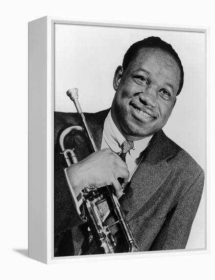 Clifford Brown (1930-1956) Jazz Trumpet Player in 1953-null-Framed Stretched Canvas