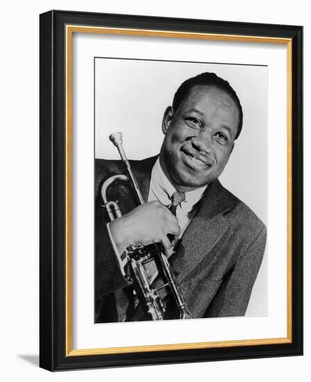 Clifford Brown (1930-1956) Jazz Trumpet Player in 1953-null-Framed Photo