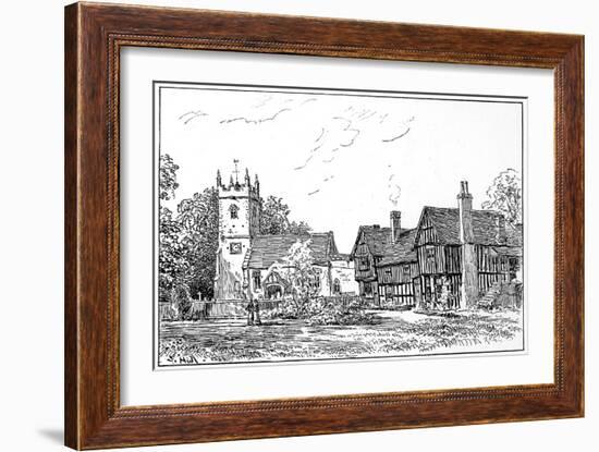 Clifford Church and Old House, Stratford-Upon-Avon, Warwickshire, 1885-Edward Hull-Framed Giclee Print