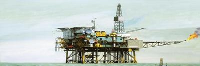An Oil Rig-Clifford Meadway-Premier Image Canvas