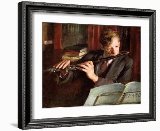 Clifford Musgrave,The Flautist-Diane Matthes-Framed Giclee Print