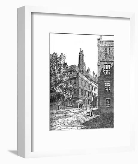 'Clifford's Inn, Looking North East', 1903-Unknown-Framed Giclee Print