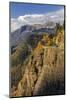 Cliffs along Going to the Sun Road in autumn in Glacier National Park, Montana, USA-Chuck Haney-Mounted Photographic Print