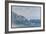 Cliffs and Sailboats at Pourville-Claude Monet-Framed Giclee Print