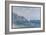 Cliffs and Sailboats at Pourville-Claude Monet-Framed Giclee Print