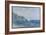 Cliffs and Sailboats at Pourville-Claude Monet-Framed Giclee Print