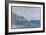 Cliffs and Sailboats at Pourville-Claude Monet-Framed Giclee Print