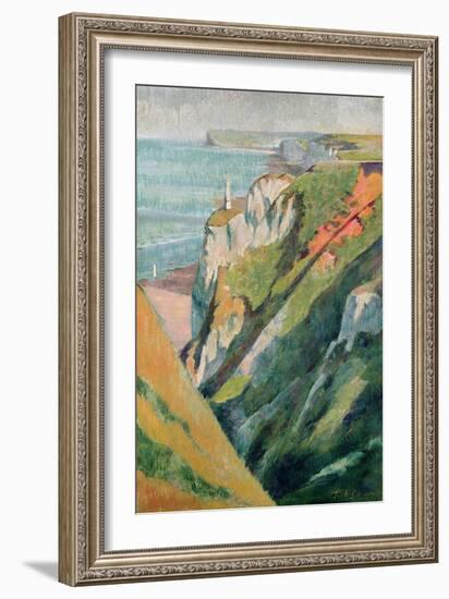 Cliffs and Sea-Emile Bernard-Framed Giclee Print